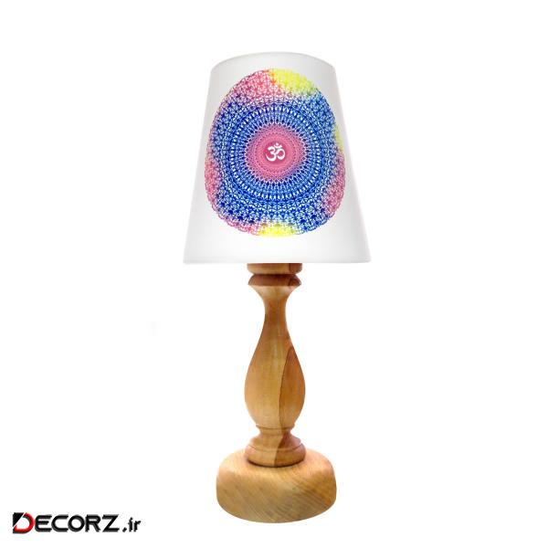 آباژور رومیزی برگ صدق طرح اوم مانترا کد AB19