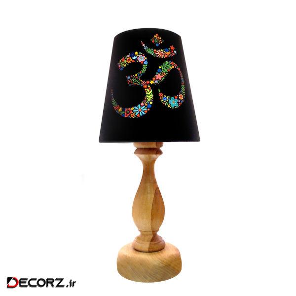 آباژور رومیزی برگ صدق طرح اوم کد AB04 آباژور رومیزی برگ صدق طرح اوم کد AB04