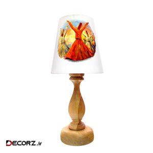 آباژور رومیزی برگ صدق طرح سماع کد AB14