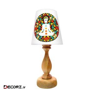 آباژور رومیزی برگ صدق طرح مراقبه در پاییز کد AB28