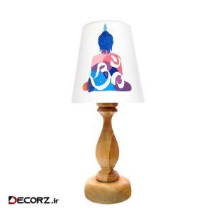 آباژور رومیزی برگ صدق طرح هندو کد AB23