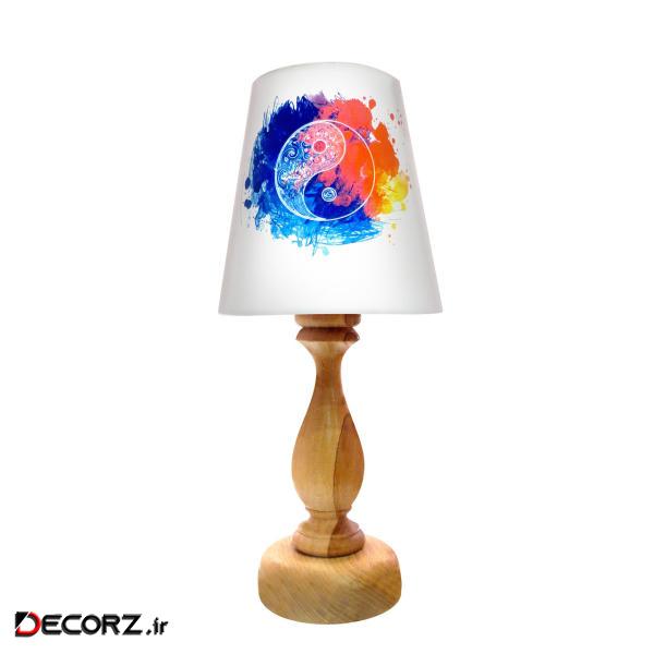 آباژور رومیزی برگ صدق طرح یین و یانگ کد AB20 آباژور رومیزی برگ صدق طرح یین و یانگ کد AB20