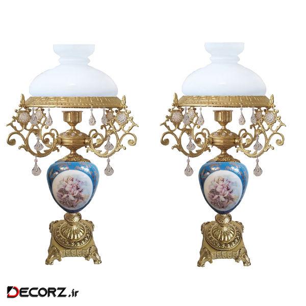 آباژور رومیزی پاتریس کلاسیک کد pat-294 بسته 2 عددی آباژور رومیزی پاتریس کلاسیک کد pat-294 بسته 2 عددی
