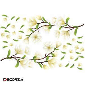 استیکر دیواری طرح شکوفه سیب کد ۰۳