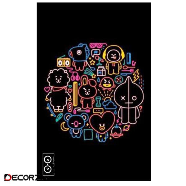 استیکر طرح BT21 استیکر طرح BT21