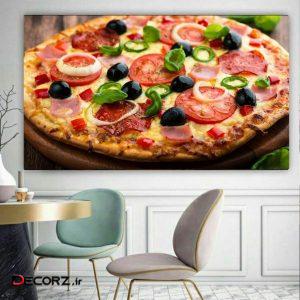 استیکر طرح پیتزا کد TFB190
