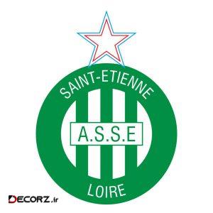 استیکر مستر راد طرح سنت اتین مدل ASSE 077