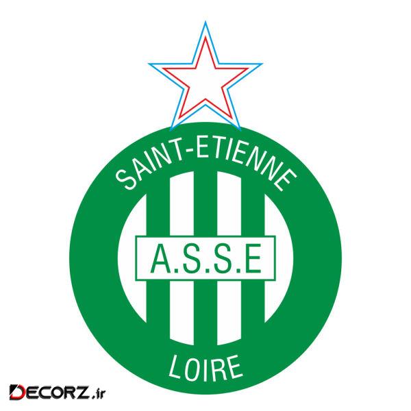 استیکر مستر راد طرح سنت اتین مدل ASSE 077