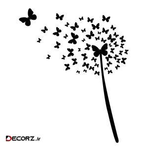 استیکر ویان طرح قاصدک و پروانه