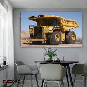 تابلو بوم طرح ماشین سنگین کد BH424