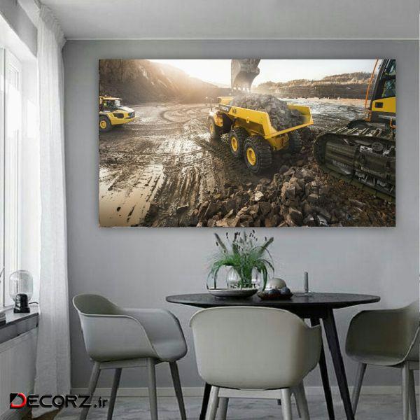 تابلو بوم طرح ماشین کمپرسی کدBH425