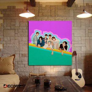 تابلو شاسی مدل bts dynamite کد ۱۴