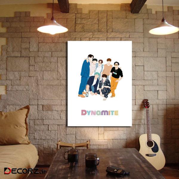 تابلو شاسی مدل bts dynamite کد 24