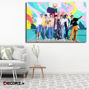 تابلو شاسی مدل بی تی اس bts کد ۹