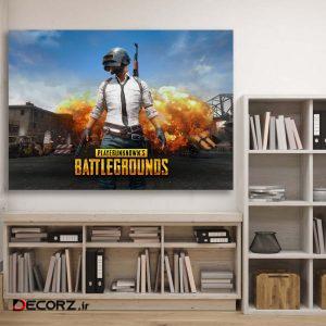 تابلو شاسی گالری استاربوی  طرح بازی PubG مدل Amazing Game 3