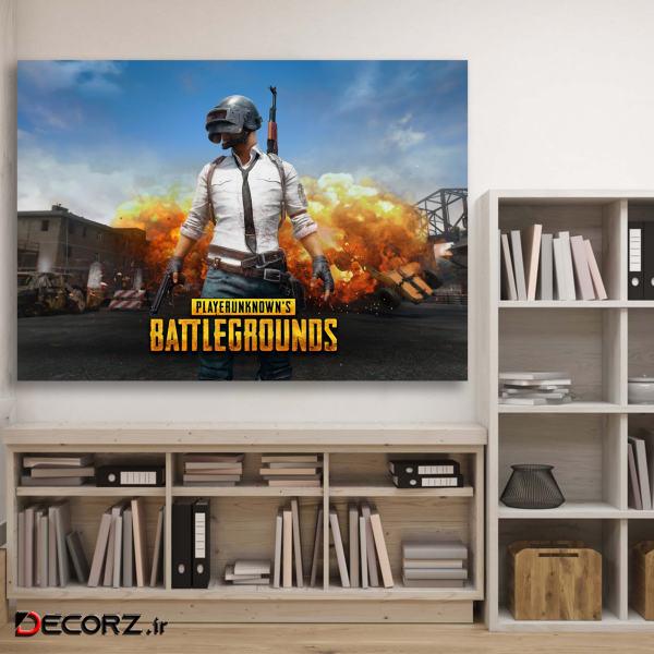 تابلو شاسی گالری استاربوی  طرح بازی PubG مدل Amazing Game 3