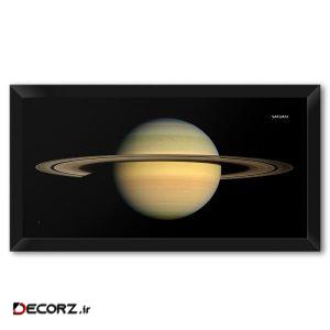 تابلو فنچ آرت طرح سیاره زحل کد SKY114