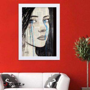 تابلو   گالری استاربوی طرح اشک مدل هنری HL327
