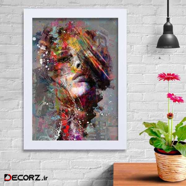 تابلو   گالری استاربوی طرح انتزاعی مدل هنری KL188