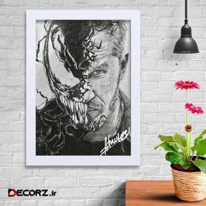 تابلو   گالری استاربوی طرح تام هاردی و ونوم مدل هنری KL91