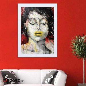 تابلو گالری استاربوی طرح دخترانه مدل هنری HL236