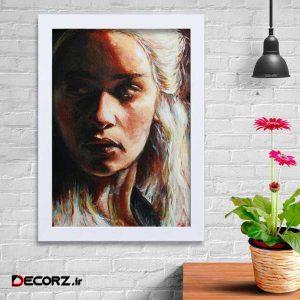 تابلو   گالری استاربوی طرح دنریس تارگرین مدل هنری KL92
