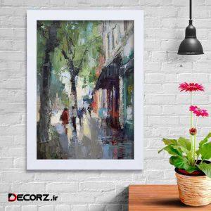 تابلو   گالری استاربوی طرح شهر مدل هنری KL89