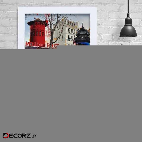 تابلو   گالری استاربوی طرح شهر و باران مدل هنری KL169