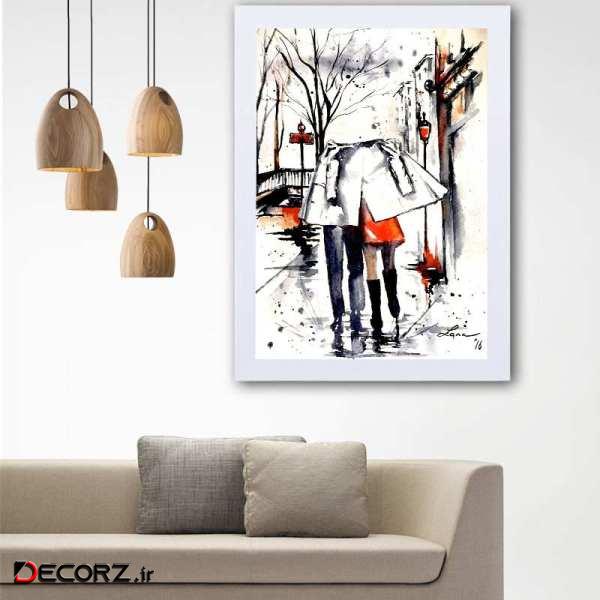 تابلو گالری استاربوی طرح عاشقانه مدل هنری 77