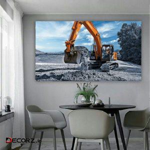 تابلوبوم طرح بیل مکانیکی کد BH422