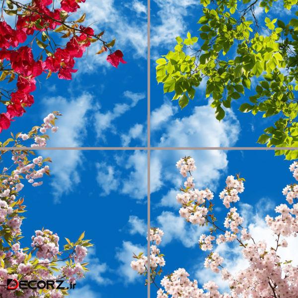 تایل سقفی استیکر مدل AZ001 سایز 60*60 بسته چهار عددی تایل سقفی استیکر مدل AZ001 سایز 60*60 بسته چهار عددی
