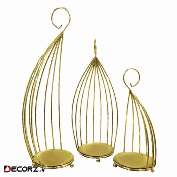 جاشمعی چیتا طرح نیم قفس مجموعه ۳ عددی