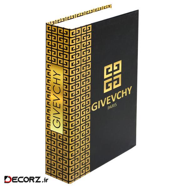جعبه دکوری مدل کتاب دکوراتیو کد GLD GV 02