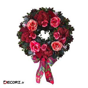 حلقه گل مصنوعی دکوفلاورز مدل HM23