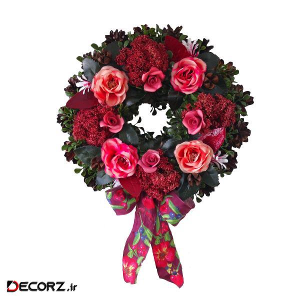 حلقه گل مصنوعی دکوفلاورز مدل HM23
