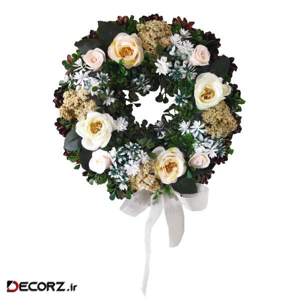 حلقه گل مصنوعی دکوفلاورز مدل HM24