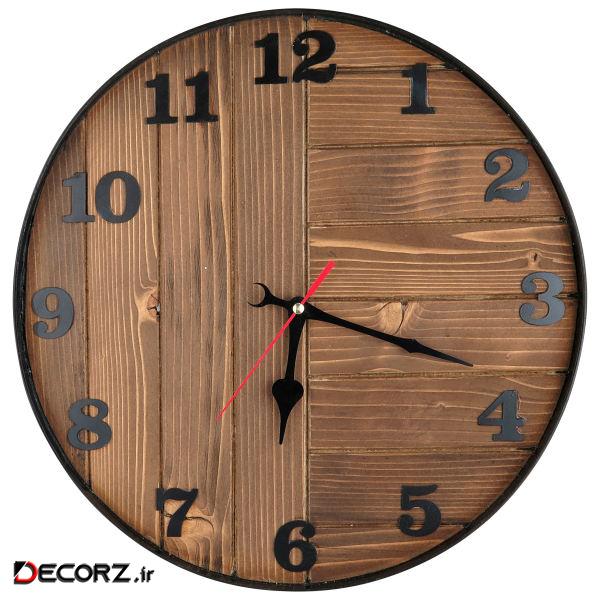 ساعت دیواری آباج مدل BROWN40