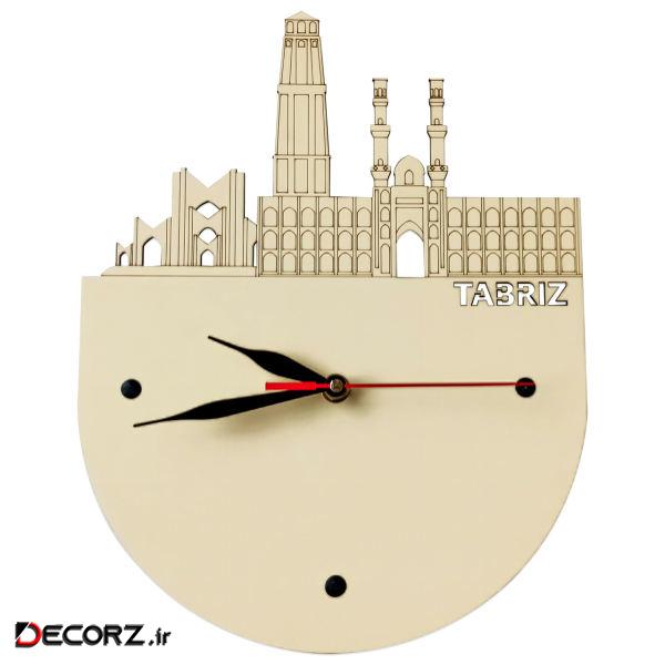 ساعت دیواری مدل تبریز کد 1004