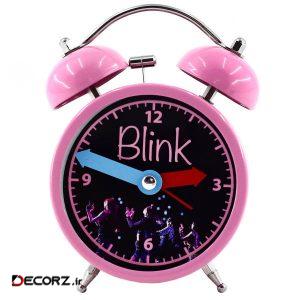 ساعت رومیزی طرح گروه بلک پینک کد Blink
