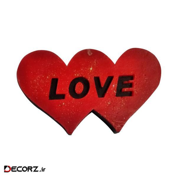 شمع طرح LOVE کد MFP075