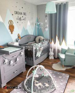 طراحی دکوراسیون اتاق نوزاد، آشنایی با کاربرد رنگ ها