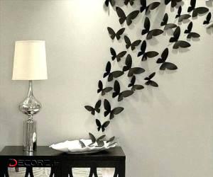 طرح های خلاقانه برای تزیین دیوار با کاغذ رنگی + تصاویر