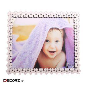 قاب عکس طرح گل مریم کد ۸