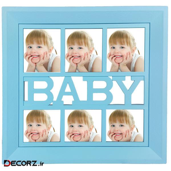 قاب عکس مدل BABY سایز  4×4 سانتی متر 
