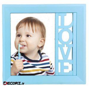 قاب عکس مدل LOVE عمودی سایز  ۱۶×۲۱ سانتی متر