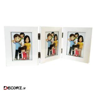 قاب عکس مدل family 3 سایز  ۶×۹ سانتی متر