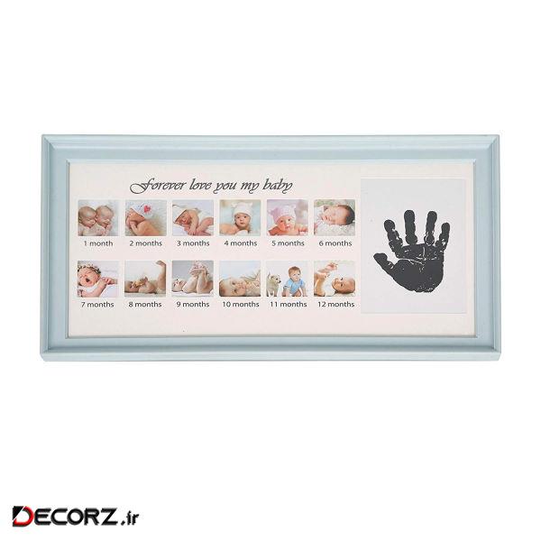 قاب عکس نوزادی Newborn Baby کد PF-102 سایز  4×4 سانتی متر 
