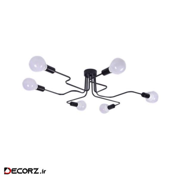 لوستر سقفی 6  شعله  آرتا کد 107/6