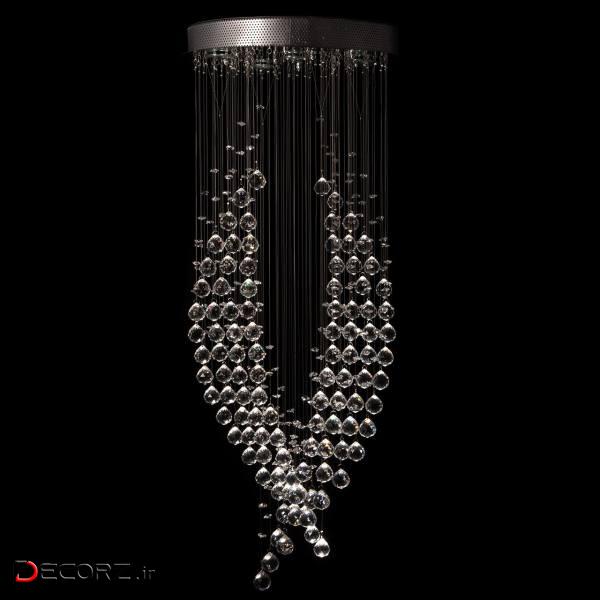 لوستر سقفی لوسترسازان مدل پیچ دم ماهی کد Lbd6/100 لوستر سقفی لوسترسازان مدل پیچ دم ماهی کد Lbd6/100