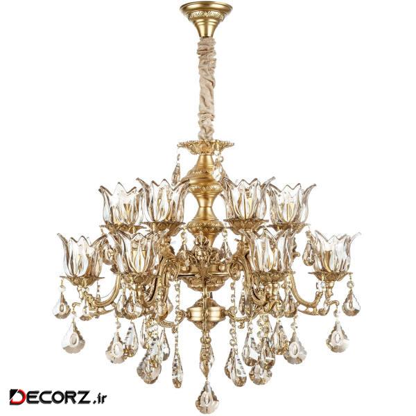 لوستر چشمه نور 12شعله کد C2780/6-A لوستر چشمه نور 12شعله کد C2780/6-A